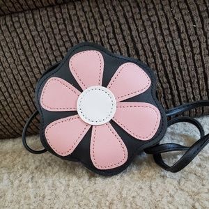 **Sale** Black and pink flower crossbody